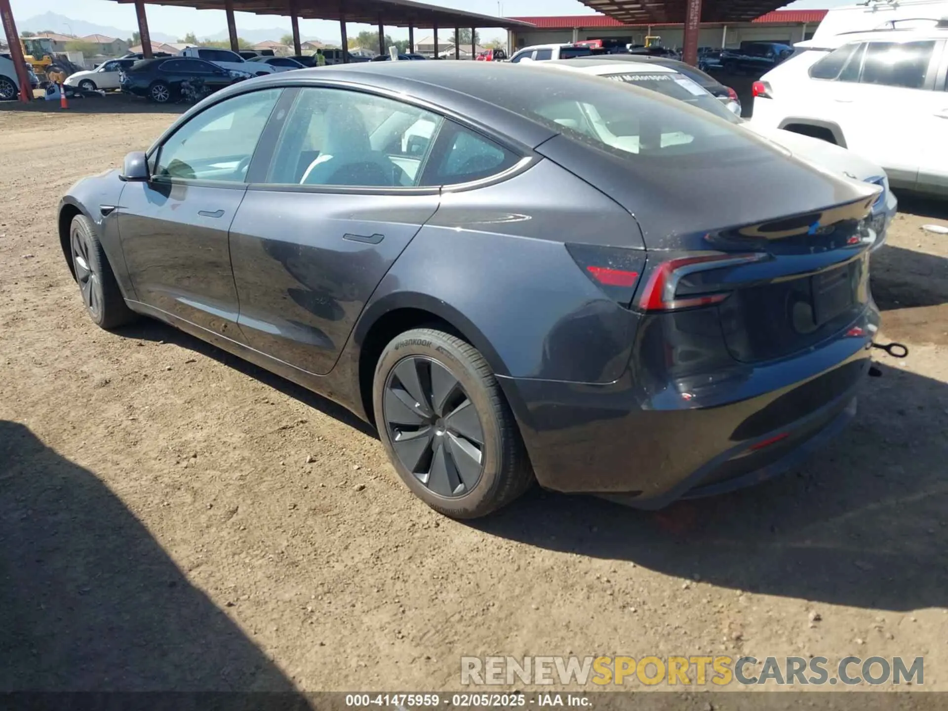3 fotografías del automóvil dañado 5YJ3E1EB6RF808947 TESLA MODEL 3 2024