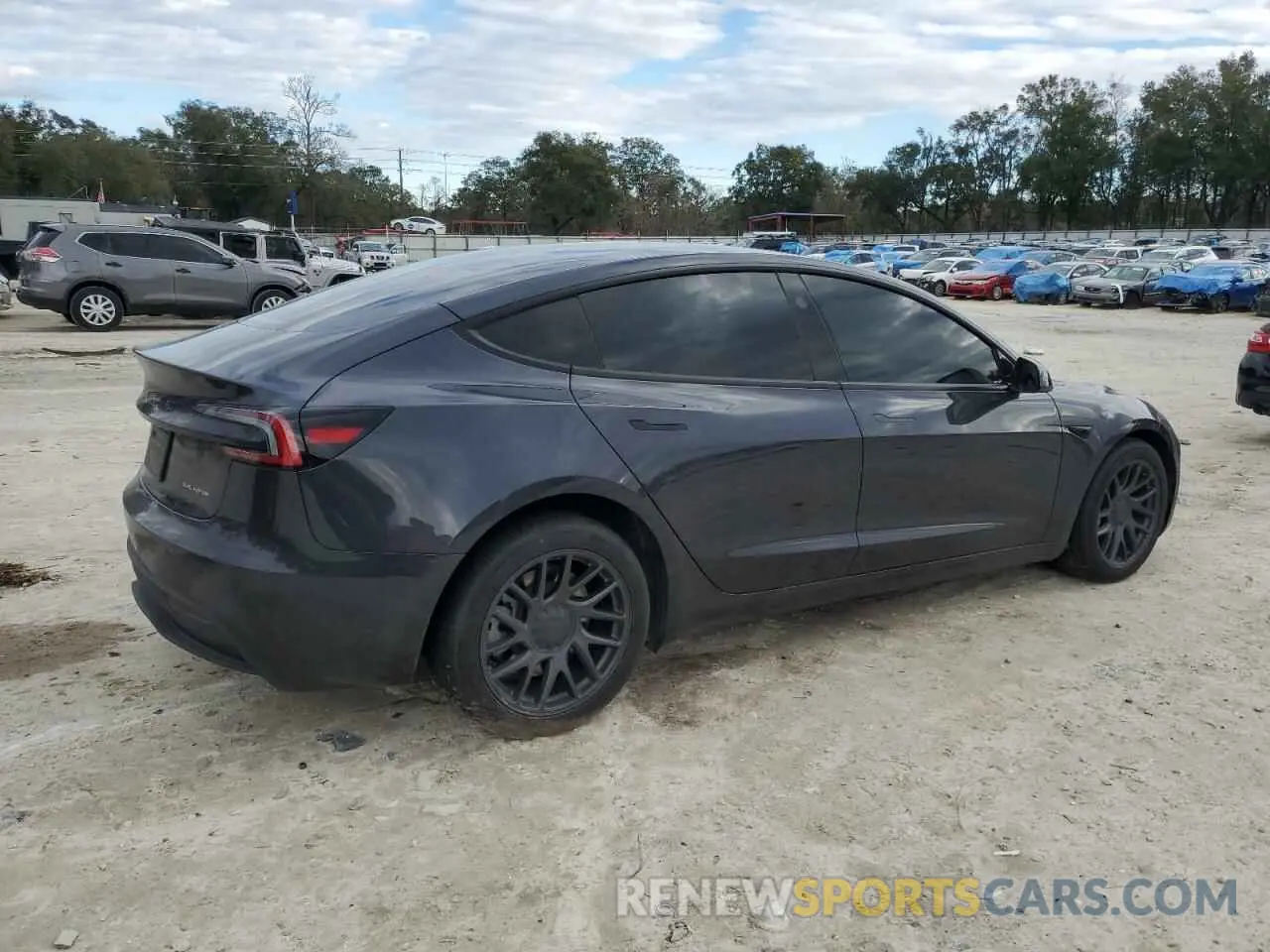 3 fotografías del automóvil dañado 5YJ3E1EB6RF824100 TESLA MODEL 3 2024