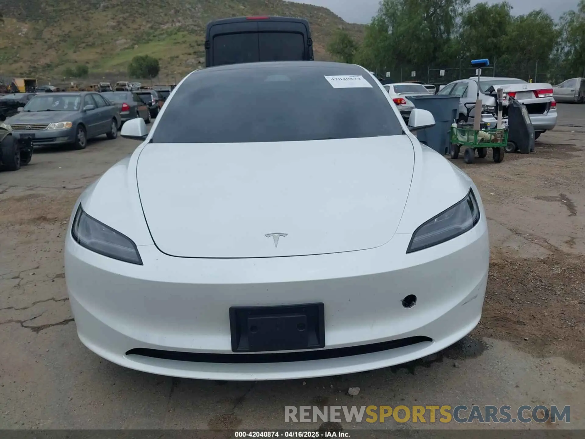 11 fotografías del automóvil dañado 5YJ3E1EB6RF842807 TESLA MODEL 3 2024
