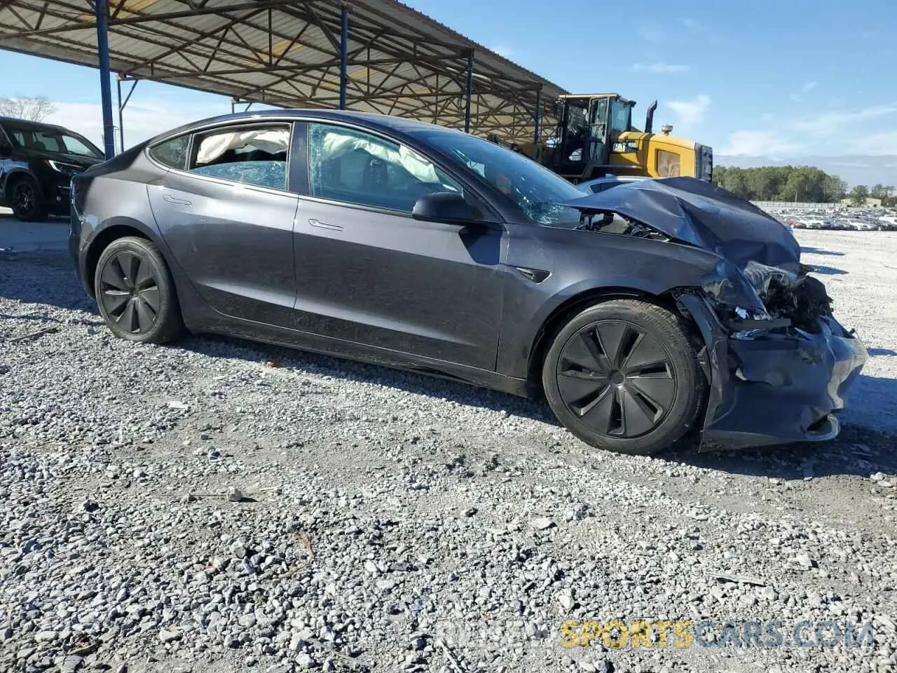 4 fotografías del automóvil dañado 5YJ3E1EB6RF847313 TESLA MODEL 3 2024
