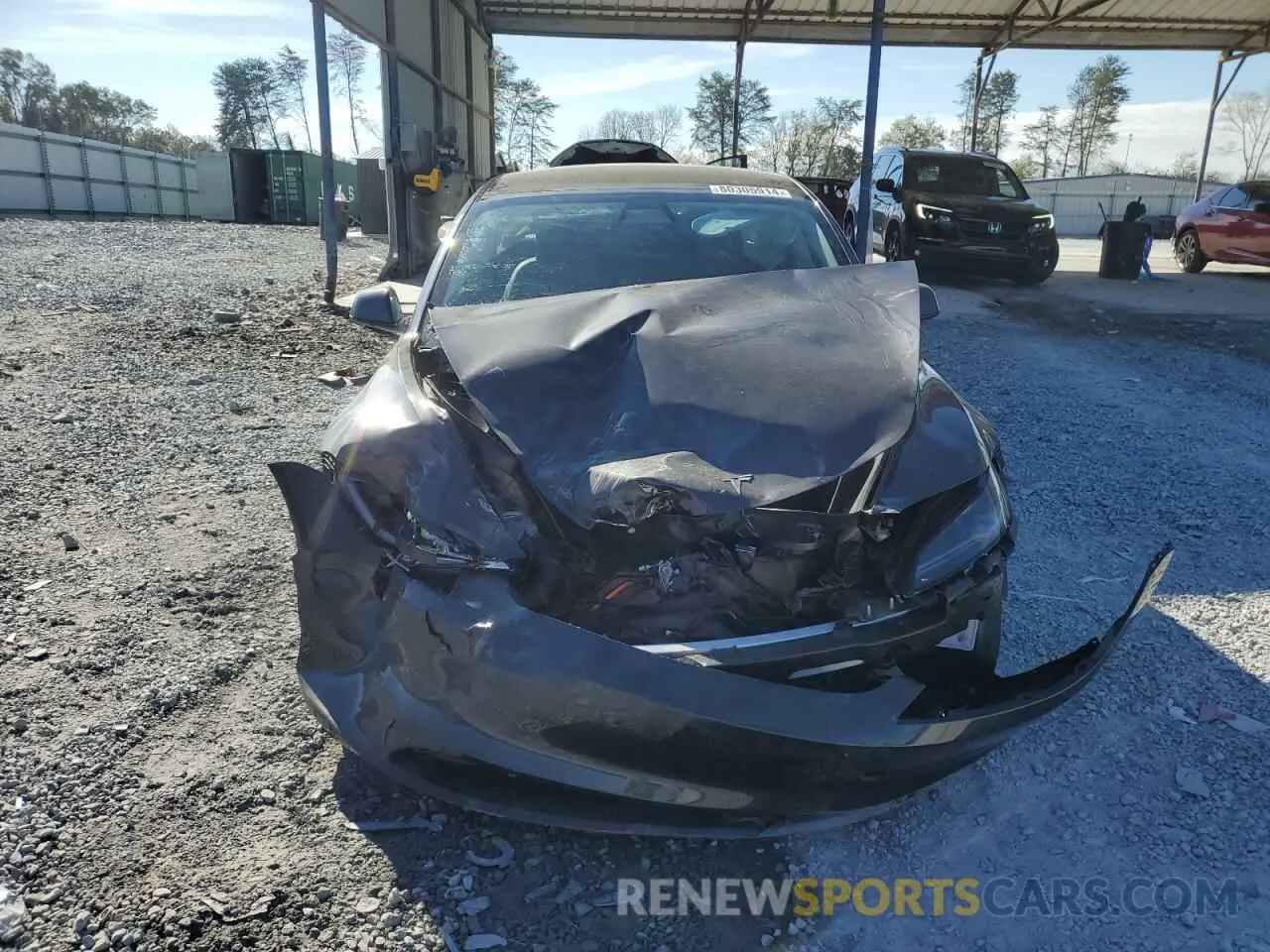 5 fotografías del automóvil dañado 5YJ3E1EB6RF847313 TESLA MODEL 3 2024