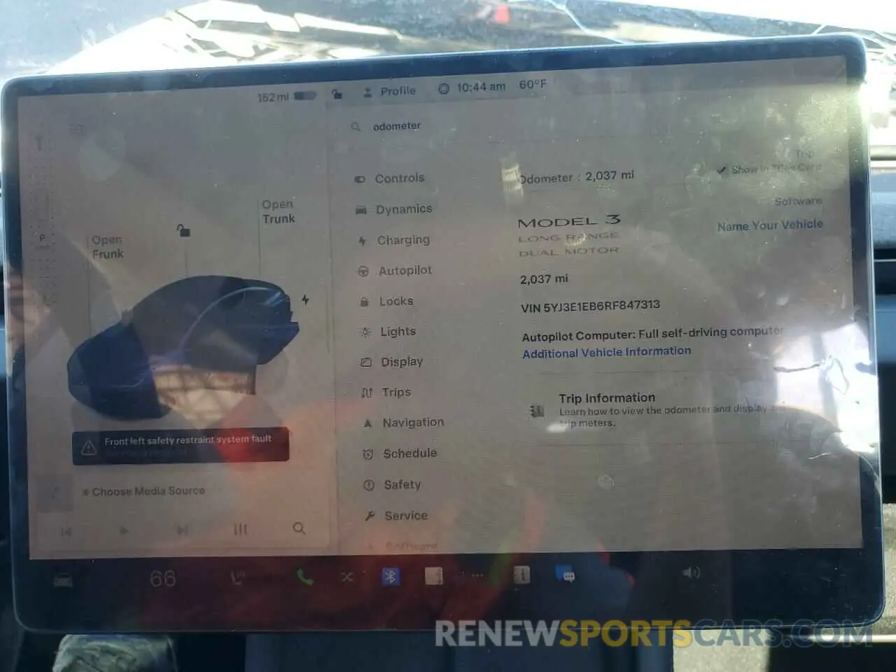 9 fotografías del automóvil dañado 5YJ3E1EB6RF847313 TESLA MODEL 3 2024