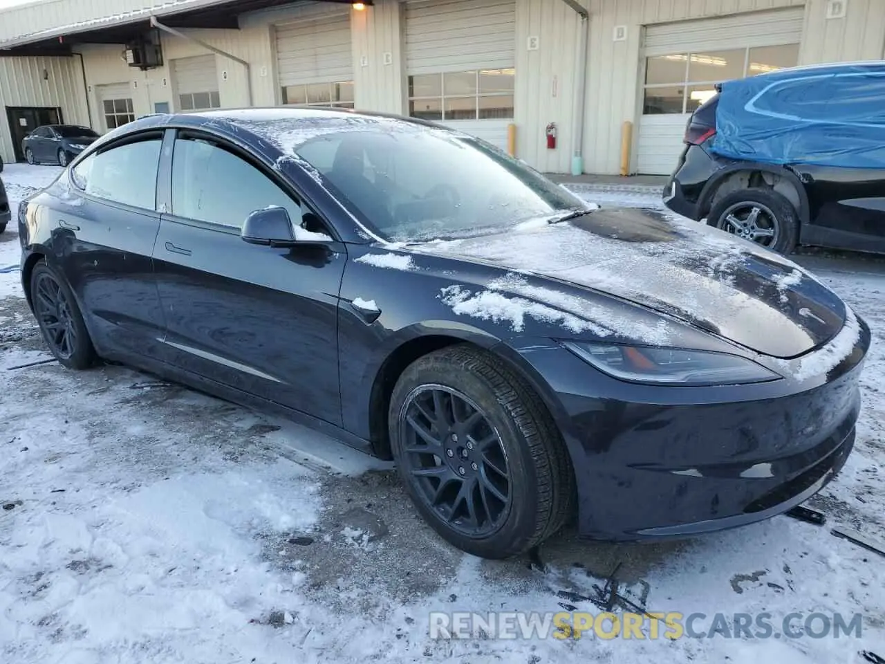 4 fotografías del automóvil dañado 5YJ3E1EB6RF849174 TESLA MODEL 3 2024