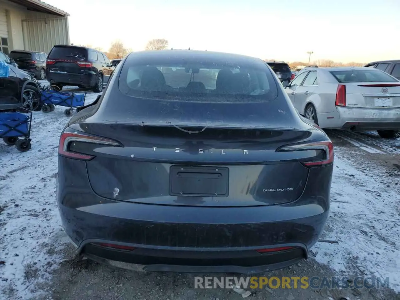 6 fotografías del automóvil dañado 5YJ3E1EB6RF849174 TESLA MODEL 3 2024