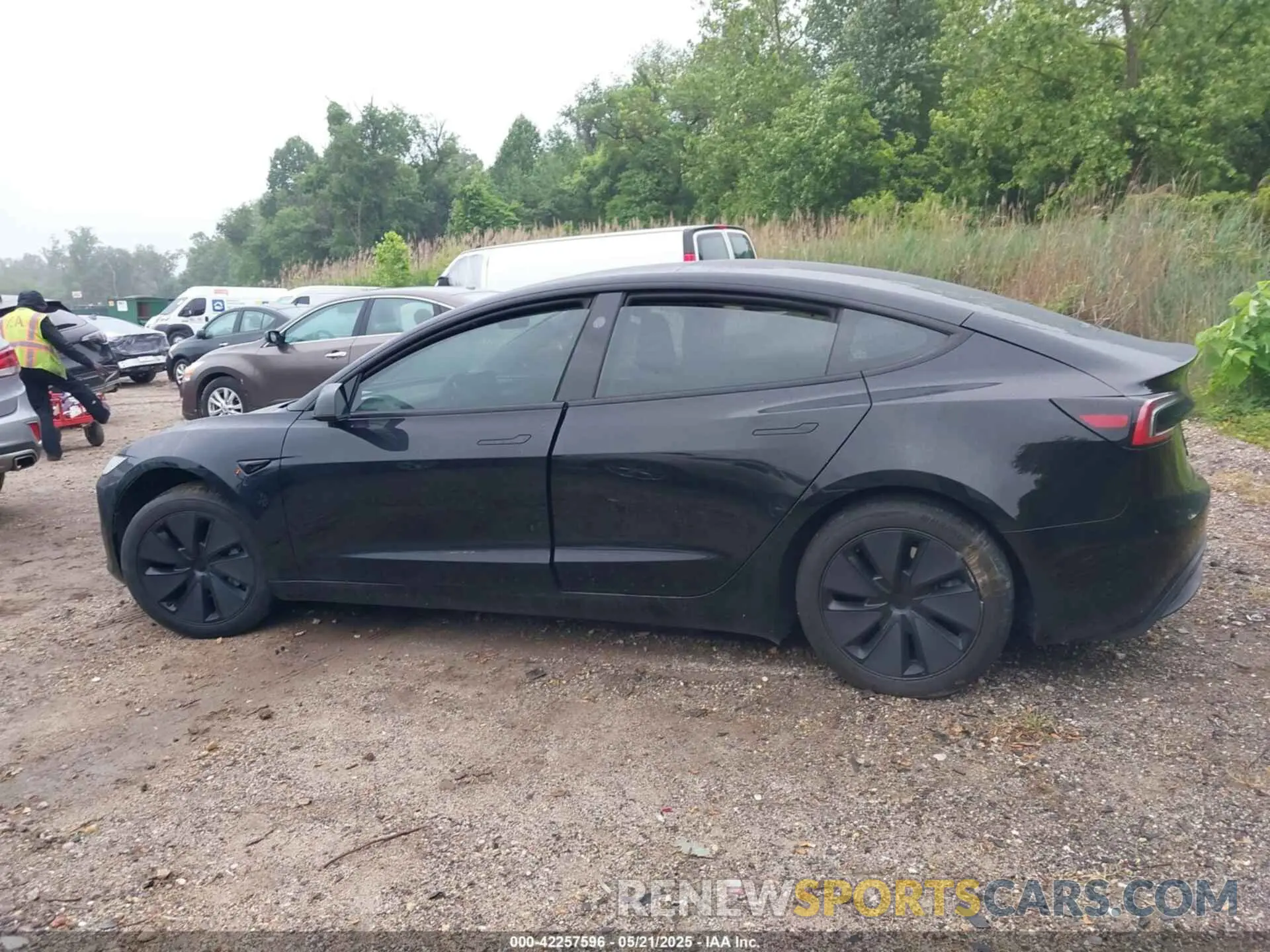 13 fotografías del automóvil dañado 5YJ3E1EB7RF717234 TESLA MODEL 3 2024
