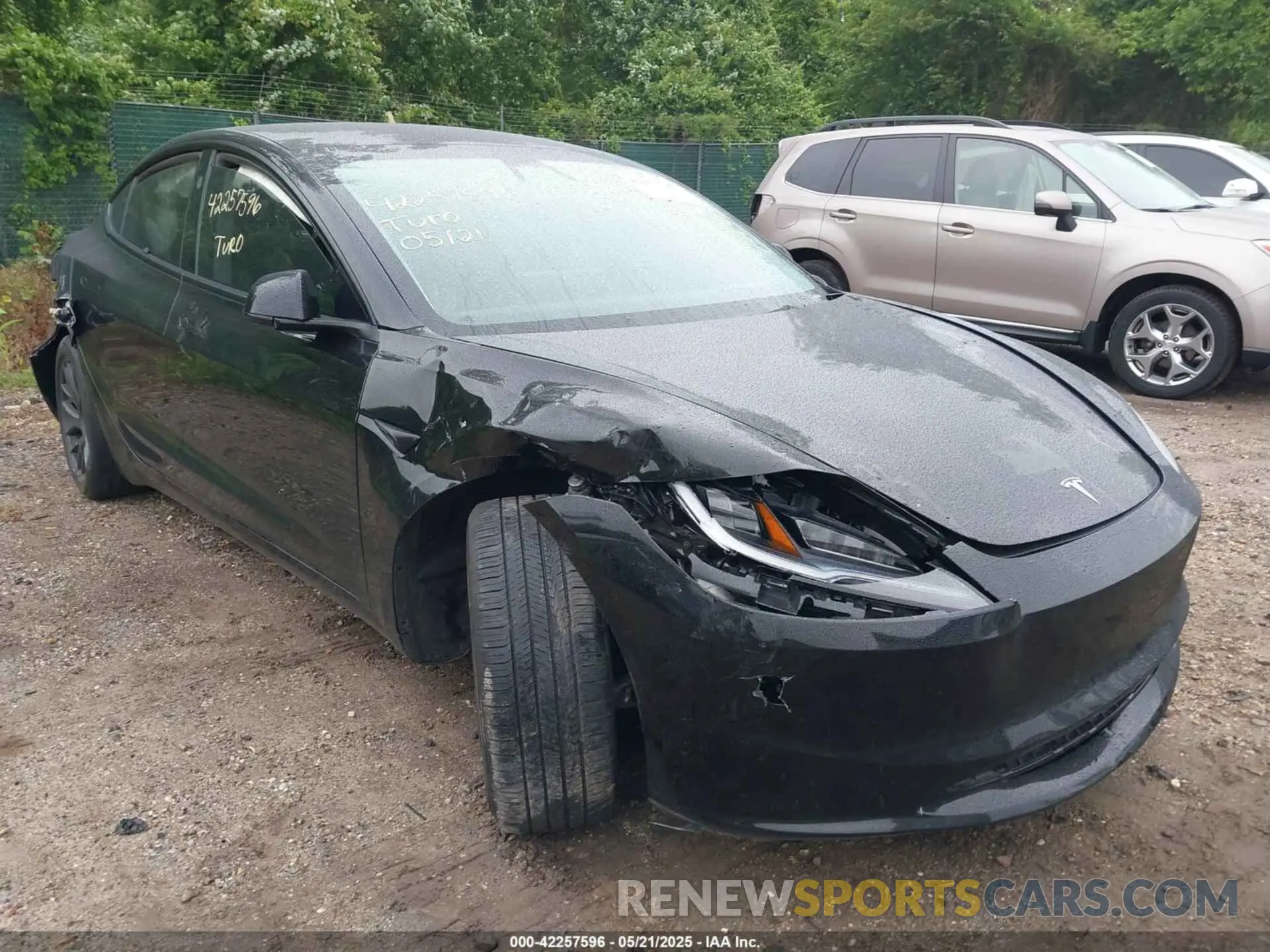 6 fotografías del automóvil dañado 5YJ3E1EB7RF717234 TESLA MODEL 3 2024