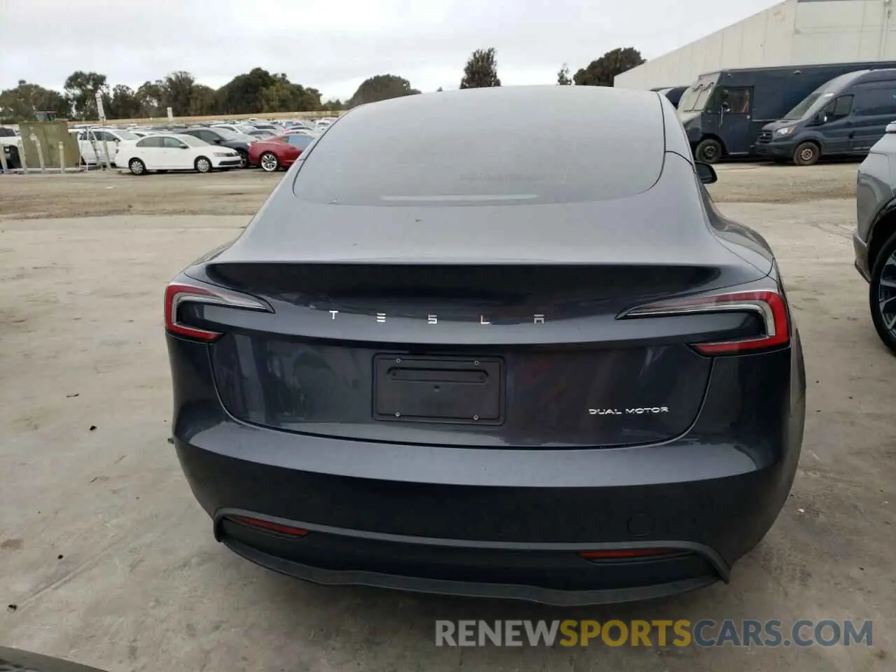 6 fotografías del automóvil dañado 5YJ3E1EB7RF740562 TESLA MODEL 3 2024