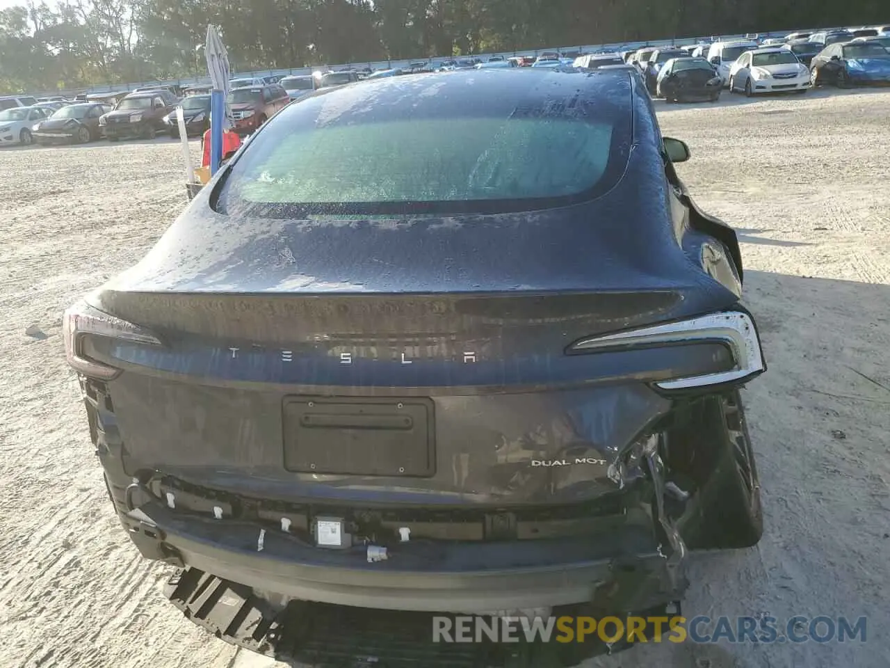 6 fotografías del automóvil dañado 5YJ3E1EB7RF744675 TESLA MODEL 3 2024