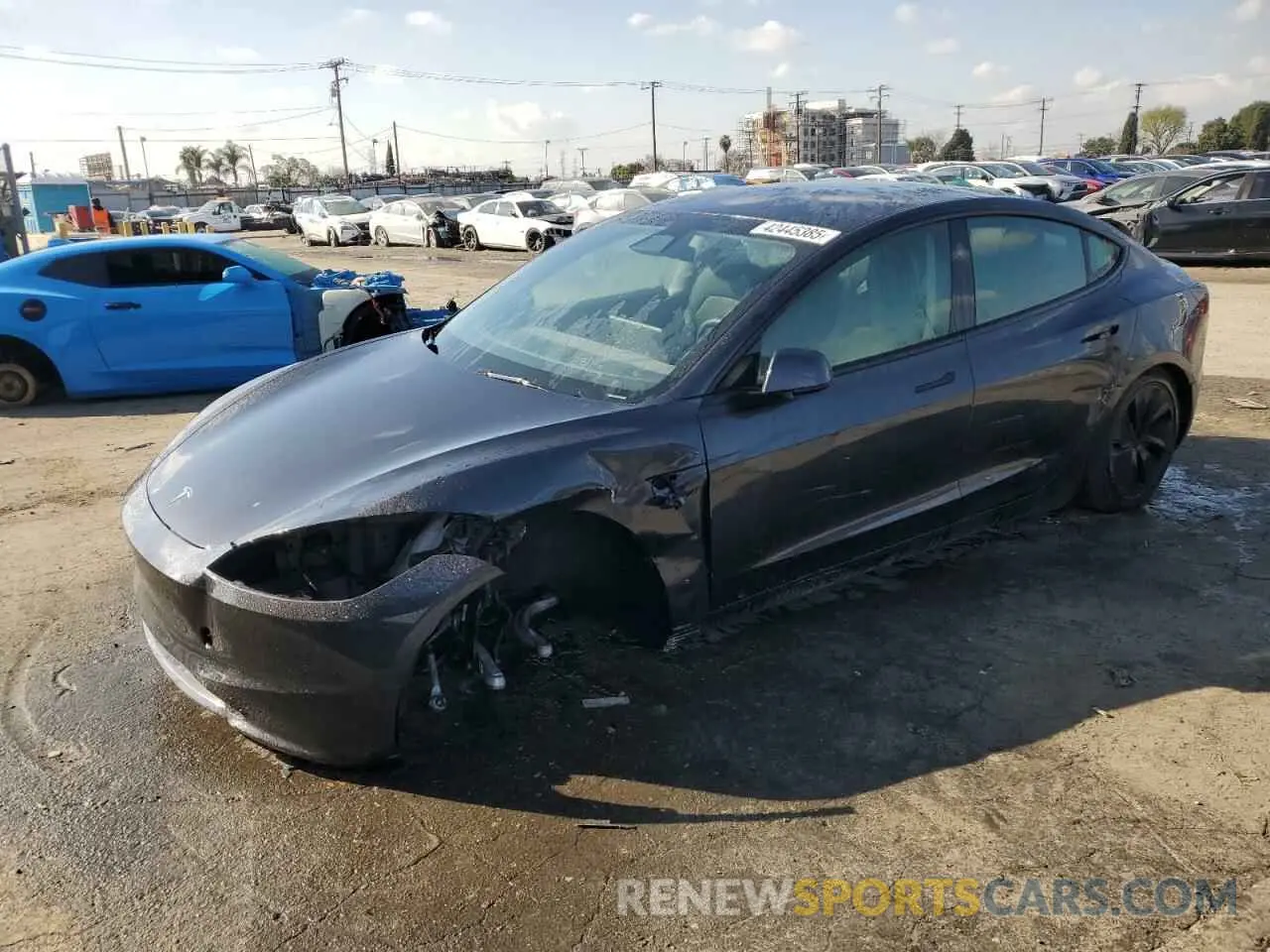 1 fotografías del automóvil dañado 5YJ3E1EB7RF759886 TESLA MODEL 3 2024