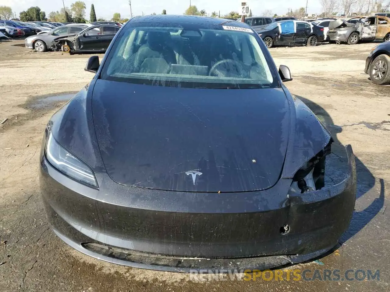 5 fotografías del automóvil dañado 5YJ3E1EB7RF759886 TESLA MODEL 3 2024