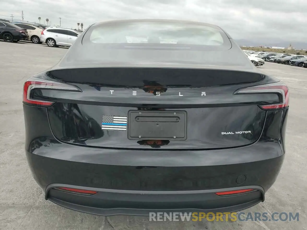 6 fotografías del automóvil dañado 5YJ3E1EB7RF787851 TESLA MODEL 3 2024