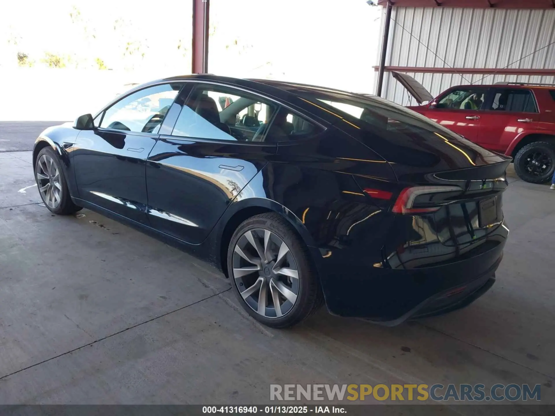 3 fotografías del automóvil dañado 5YJ3E1EB7RF788921 TESLA MODEL 3 2024