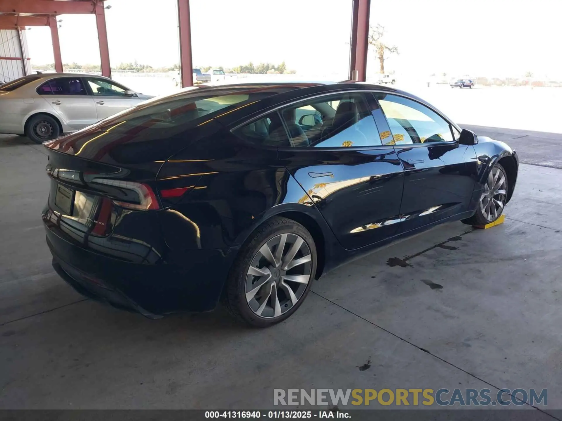 4 fotografías del automóvil dañado 5YJ3E1EB7RF788921 TESLA MODEL 3 2024