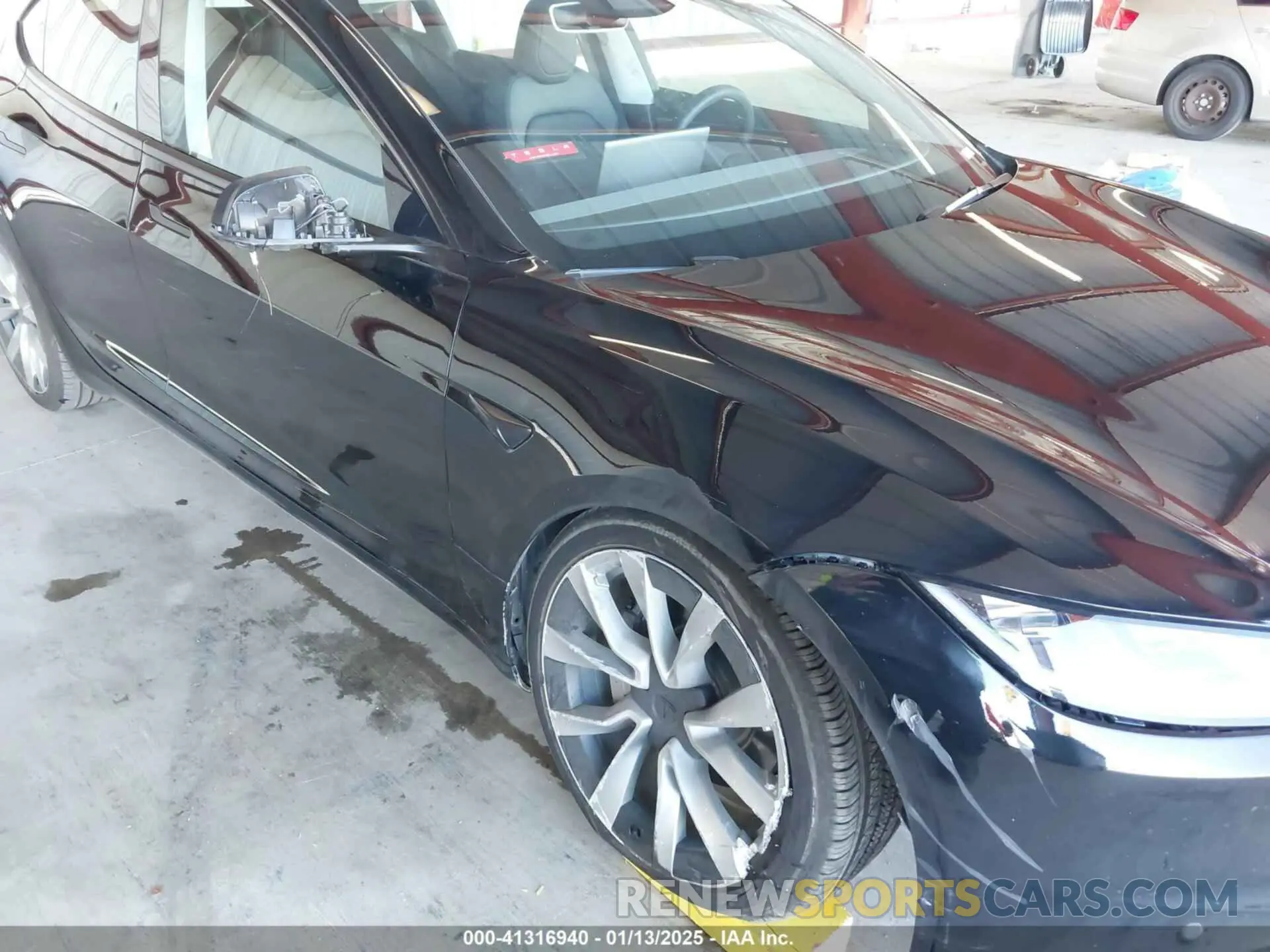6 fotografías del automóvil dañado 5YJ3E1EB7RF788921 TESLA MODEL 3 2024