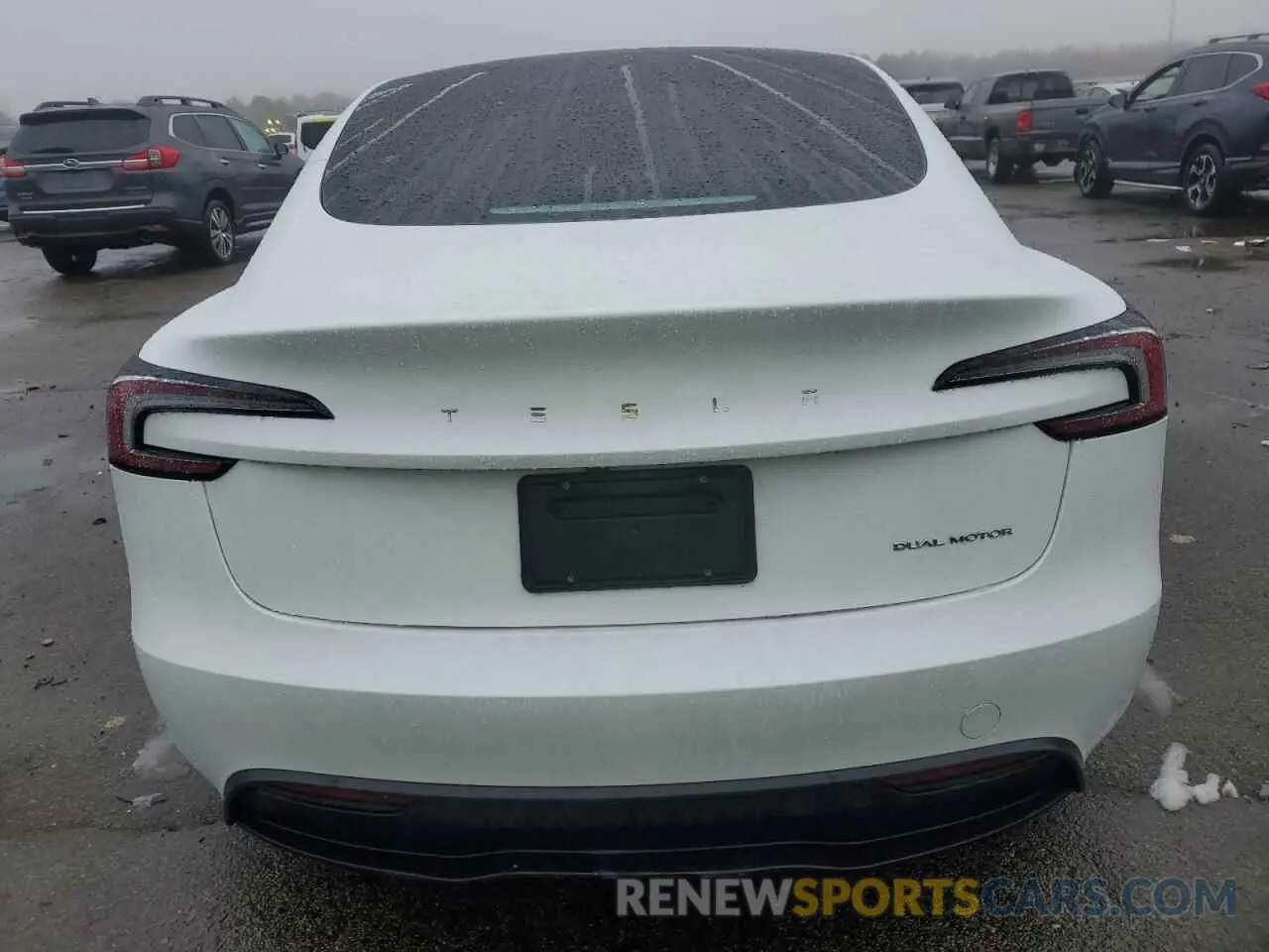 6 fotografías del automóvil dañado 5YJ3E1EB7RF796212 TESLA MODEL 3 2024