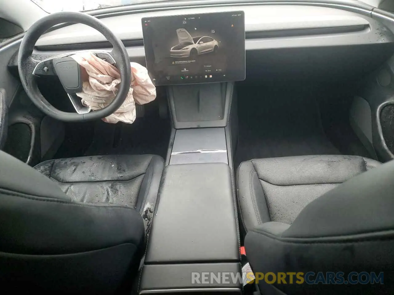 8 fotografías del automóvil dañado 5YJ3E1EB7RF796212 TESLA MODEL 3 2024