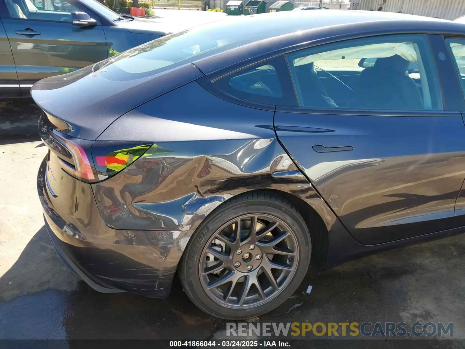 6 fotografías del automóvil dañado 5YJ3E1EB7RF800873 TESLA MODEL 3 2024
