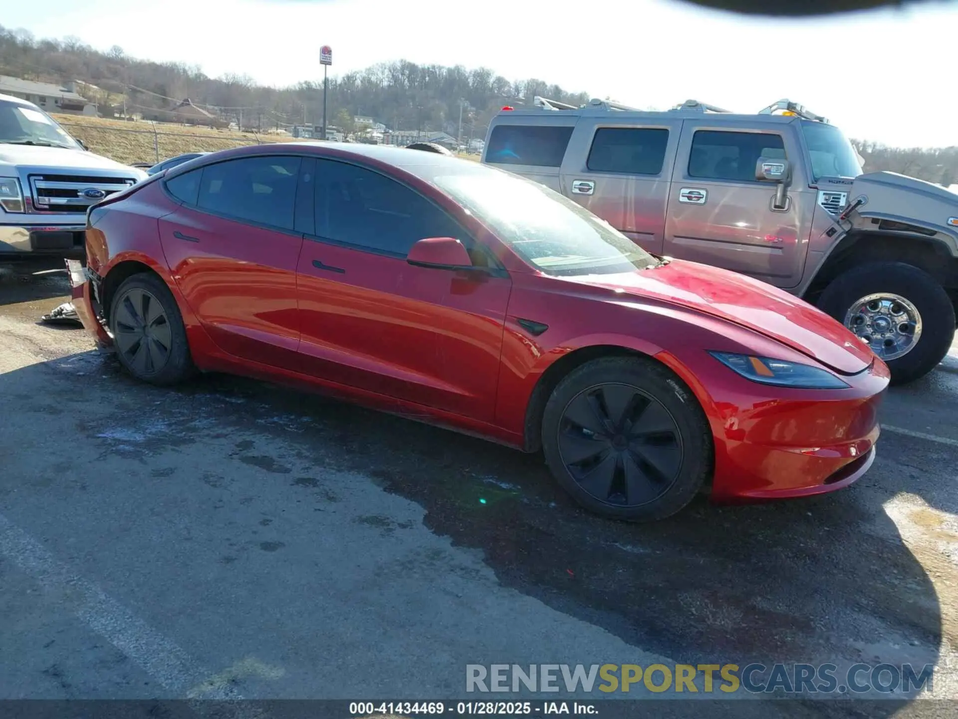 1 fotografías del automóvil dañado 5YJ3E1EB7RF814322 TESLA MODEL 3 2024