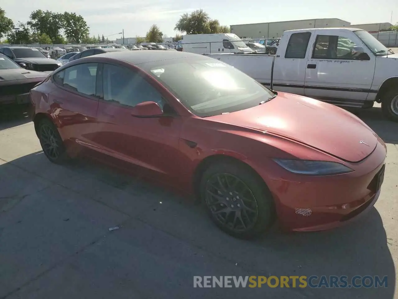 4 fotografías del automóvil dañado 5YJ3E1EB7RF819536 TESLA MODEL 3 2024