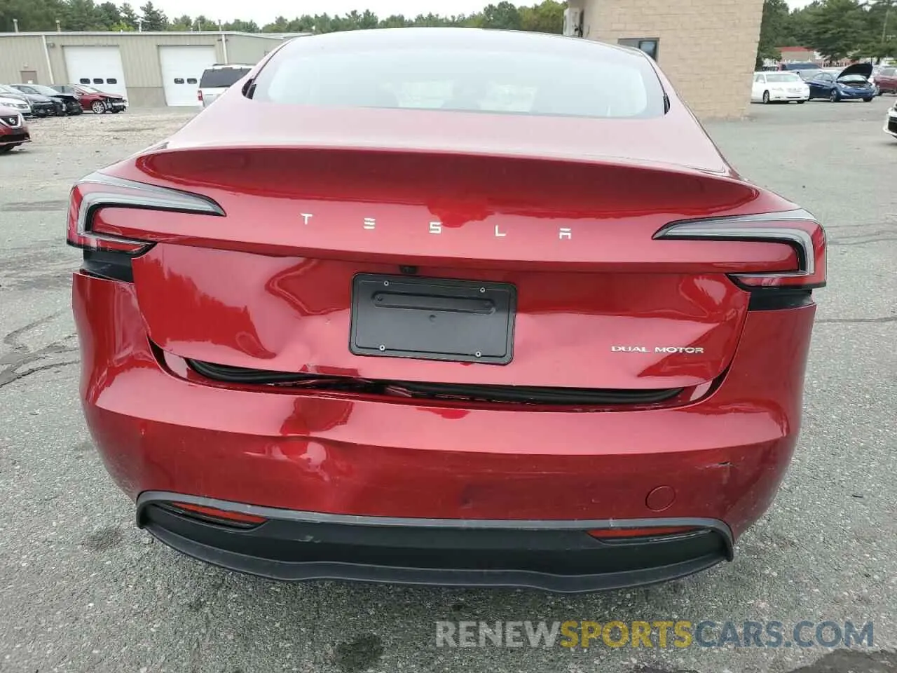 6 fotografías del automóvil dañado 5YJ3E1EB7RF845005 TESLA MODEL 3 2024