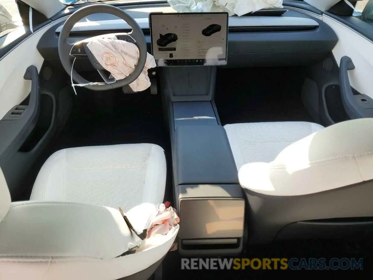 8 fotografías del automóvil dañado 5YJ3E1EB7RF859907 TESLA MODEL 3 2024