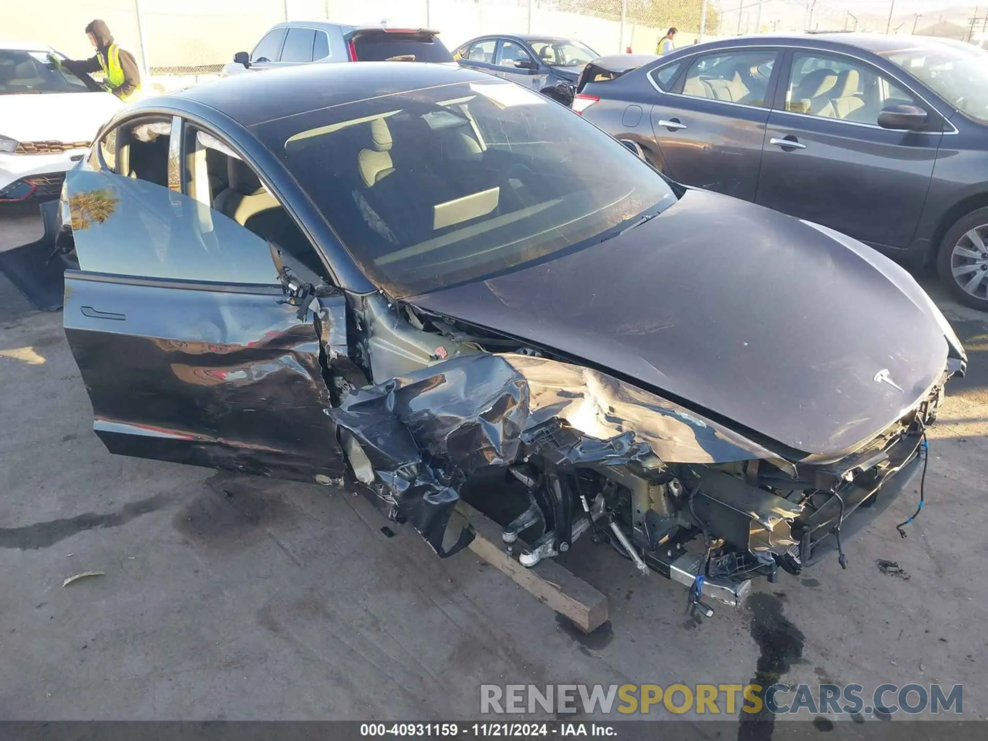 1 fotografías del automóvil dañado 5YJ3E1EB8RF716979 TESLA MODEL 3 2024