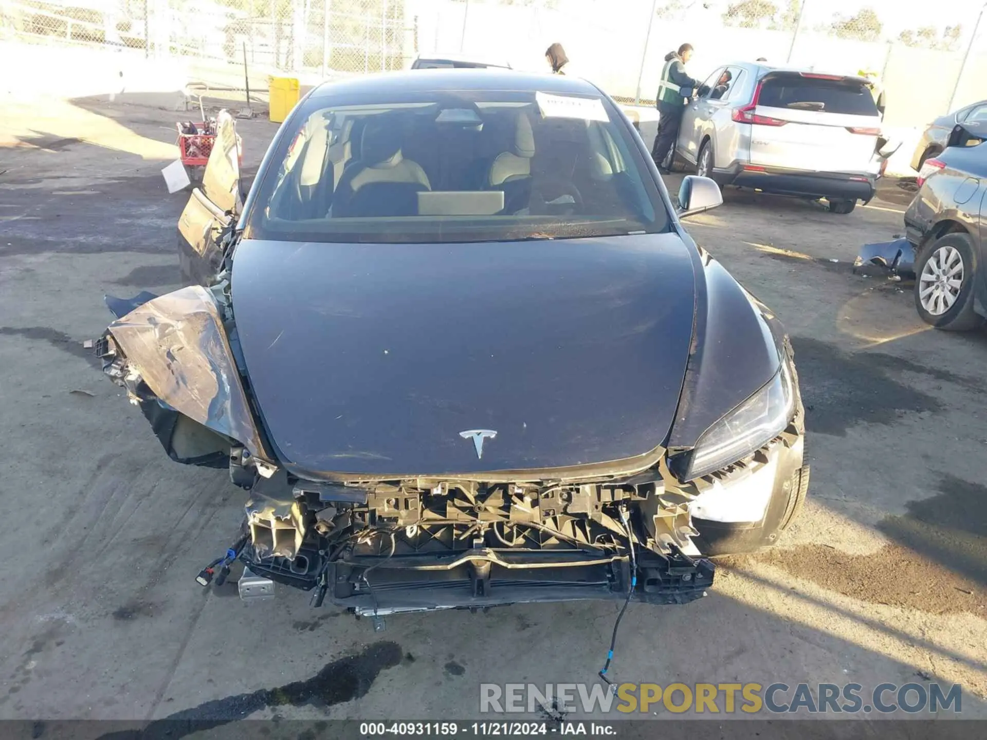 12 fotografías del automóvil dañado 5YJ3E1EB8RF716979 TESLA MODEL 3 2024