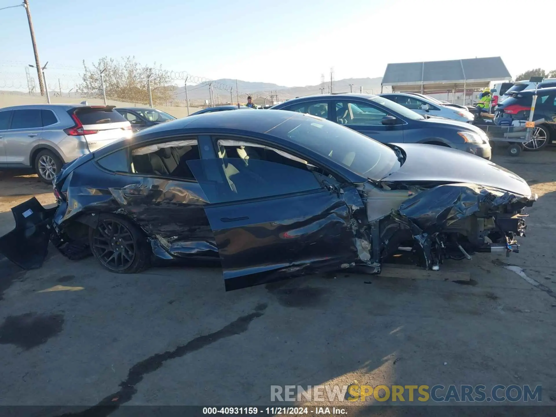 13 fotografías del automóvil dañado 5YJ3E1EB8RF716979 TESLA MODEL 3 2024