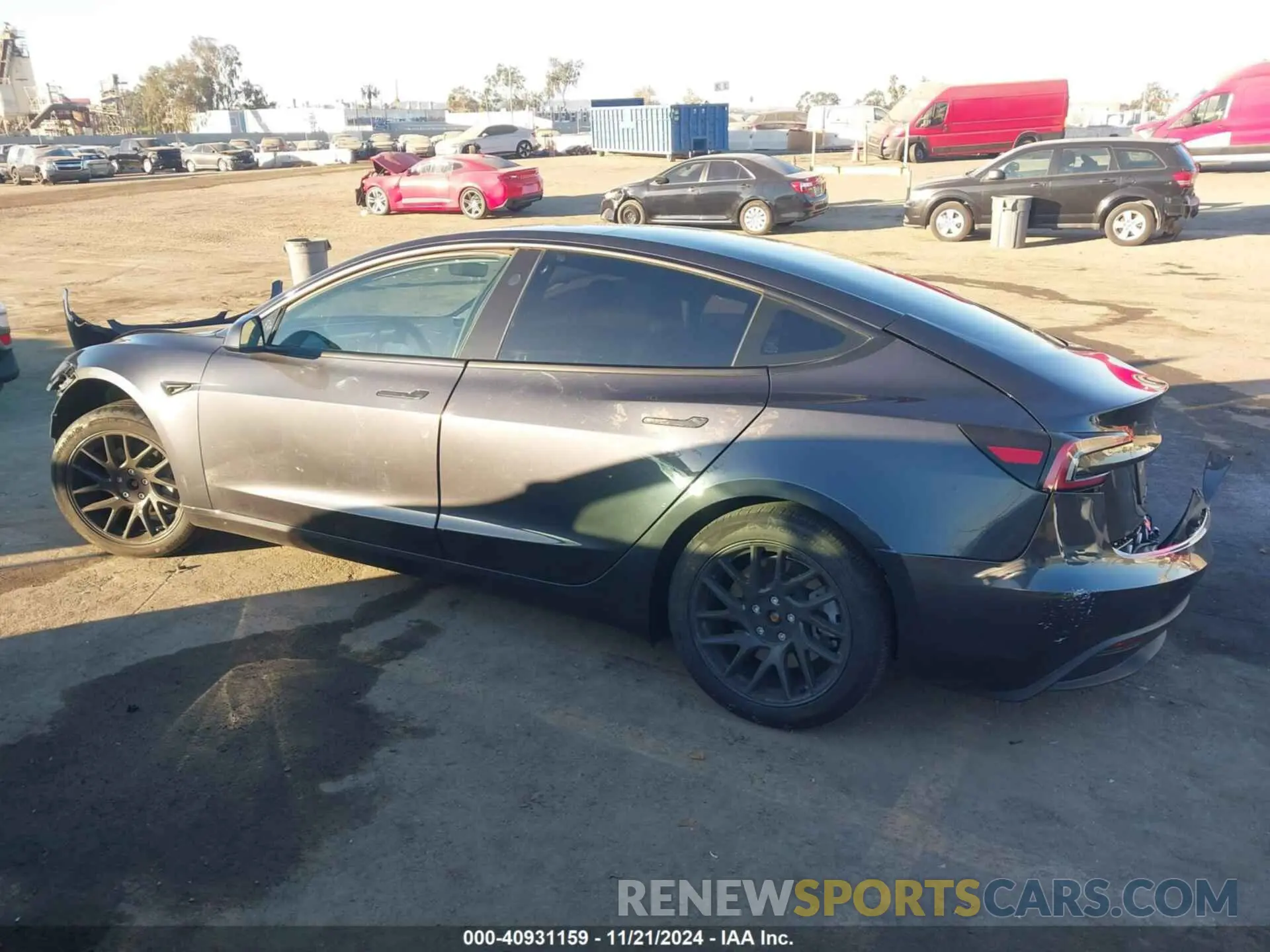 14 fotografías del automóvil dañado 5YJ3E1EB8RF716979 TESLA MODEL 3 2024