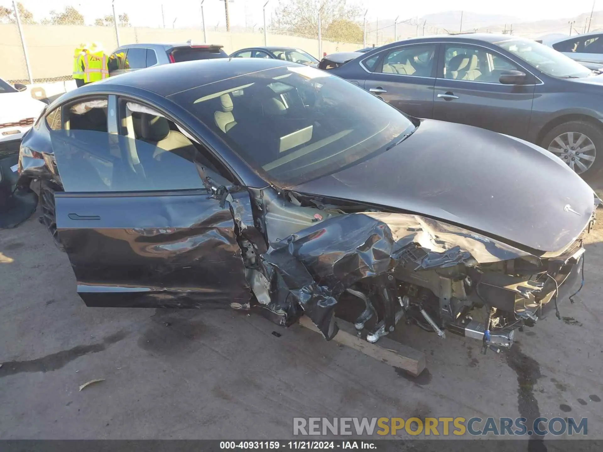 19 fotografías del automóvil dañado 5YJ3E1EB8RF716979 TESLA MODEL 3 2024