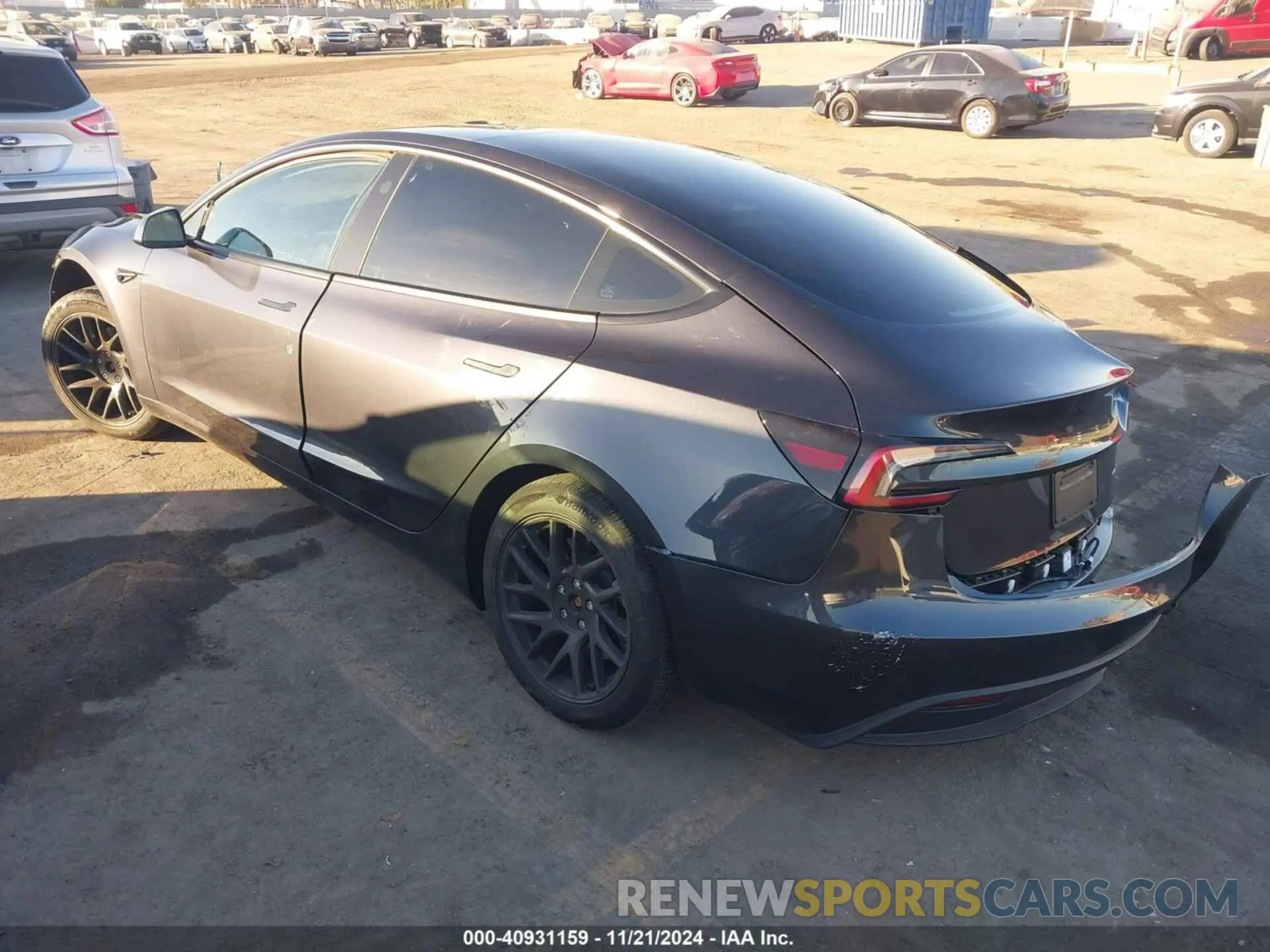 3 fotografías del automóvil dañado 5YJ3E1EB8RF716979 TESLA MODEL 3 2024