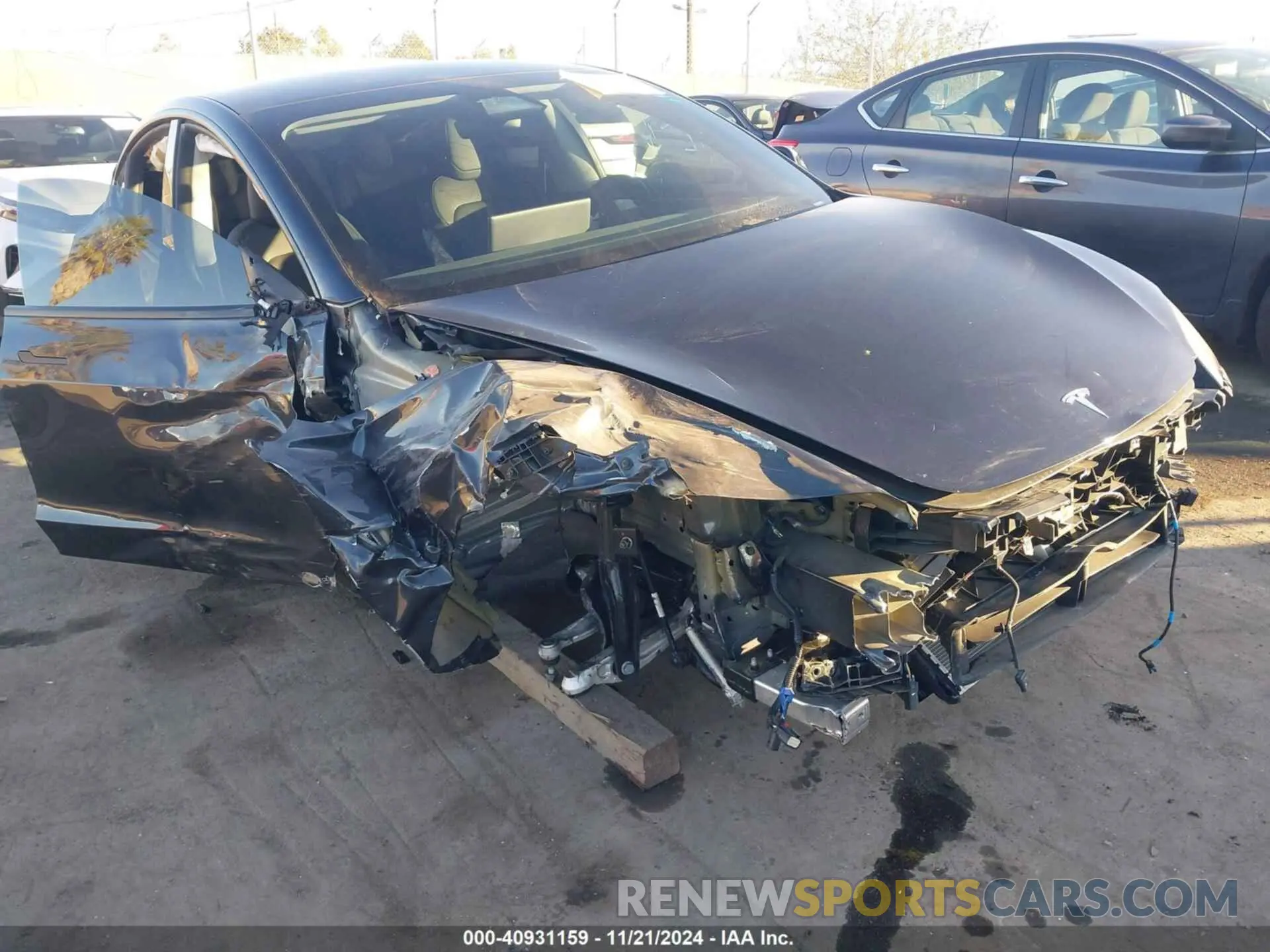 6 fotografías del automóvil dañado 5YJ3E1EB8RF716979 TESLA MODEL 3 2024