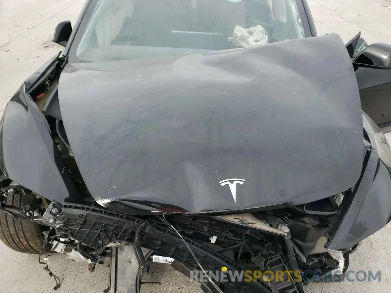12 fotografías del automóvil dañado 5YJ3E1EB8RF717033 TESLA MODEL 3 2024