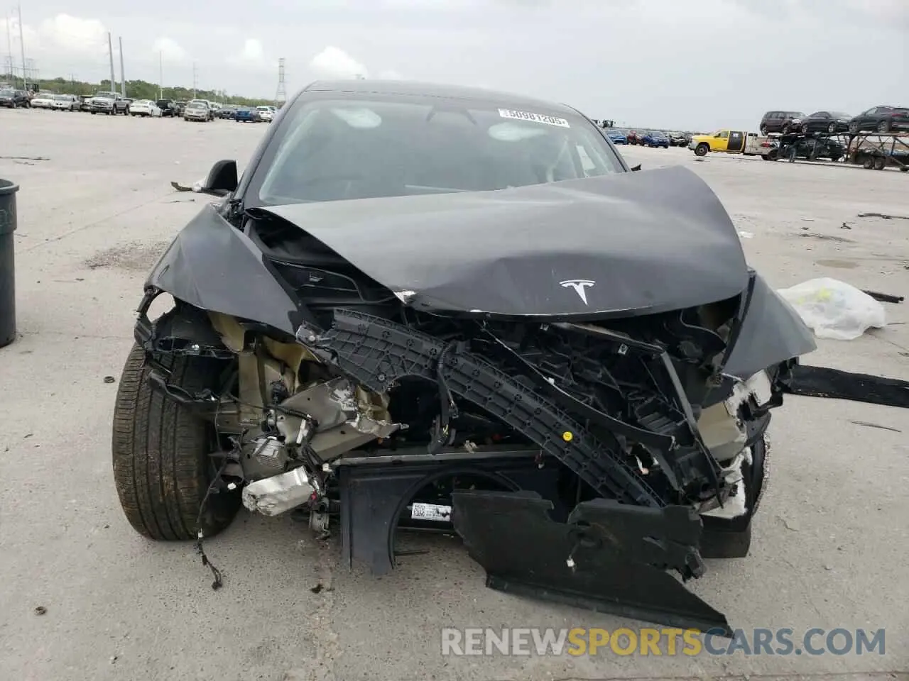 5 fotografías del automóvil dañado 5YJ3E1EB8RF717033 TESLA MODEL 3 2024