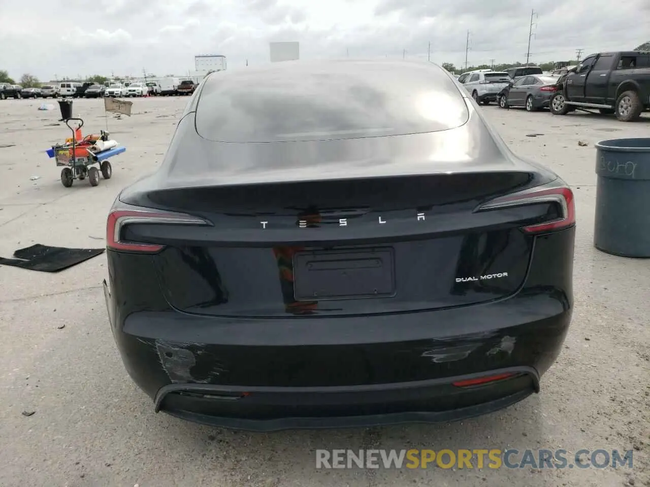 6 fotografías del automóvil dañado 5YJ3E1EB8RF717033 TESLA MODEL 3 2024
