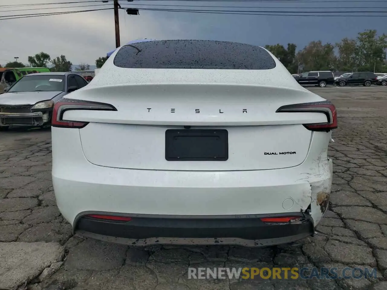 6 fotografías del automóvil dañado 5YJ3E1EB8RF729148 TESLA MODEL 3 2024