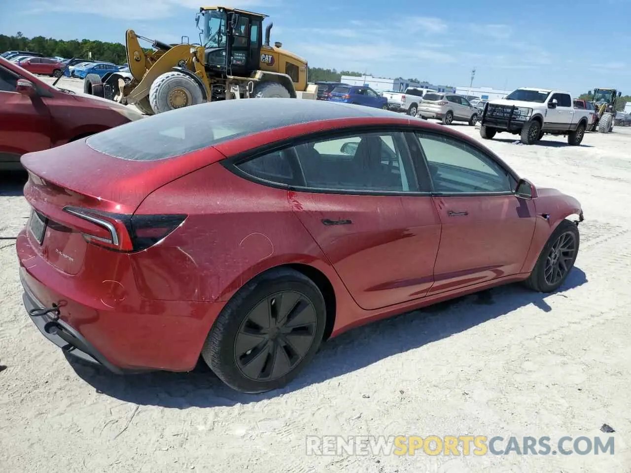 3 fotografías del automóvil dañado 5YJ3E1EB8RF734110 TESLA MODEL 3 2024
