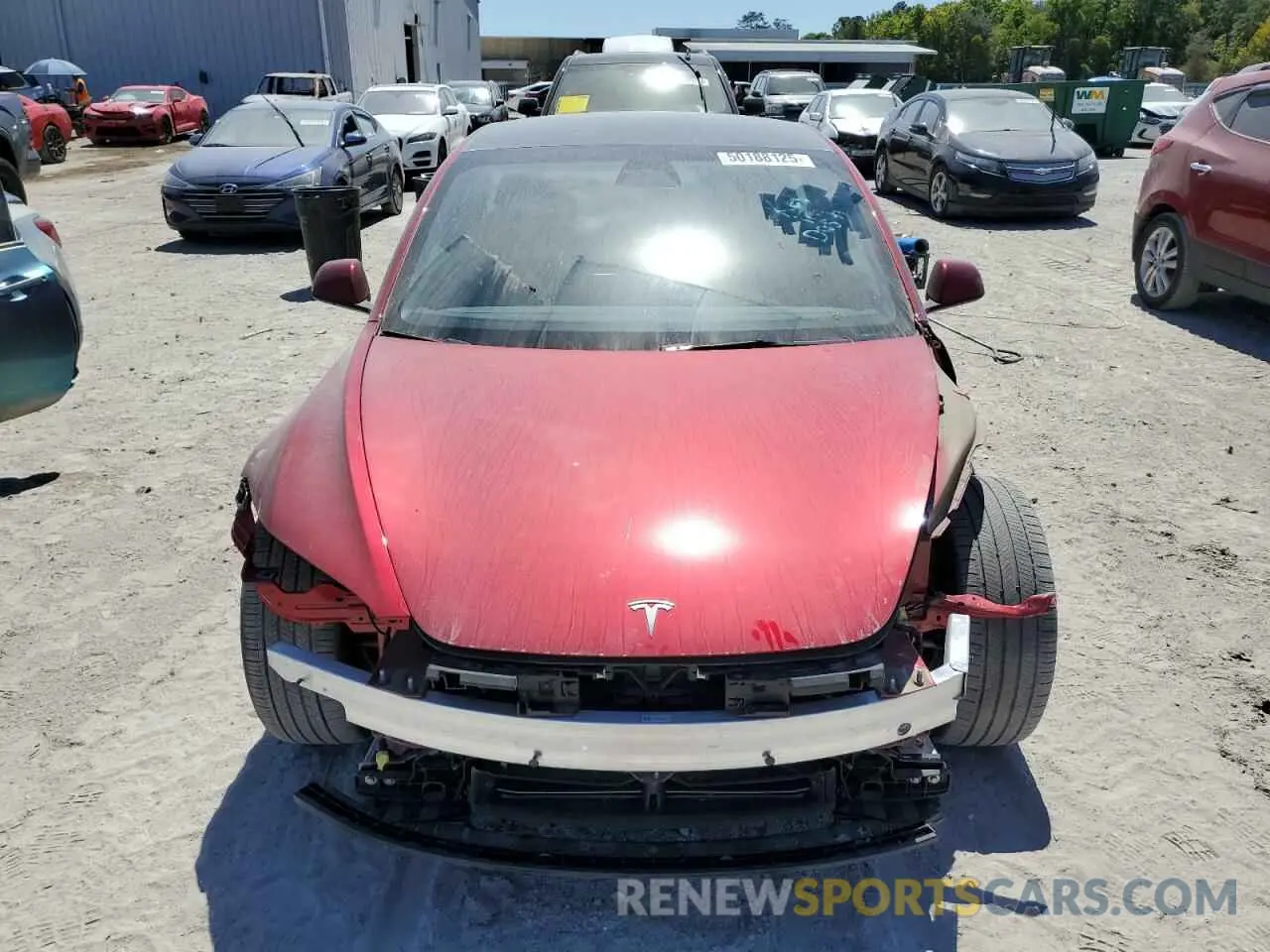 5 fotografías del automóvil dañado 5YJ3E1EB8RF734110 TESLA MODEL 3 2024