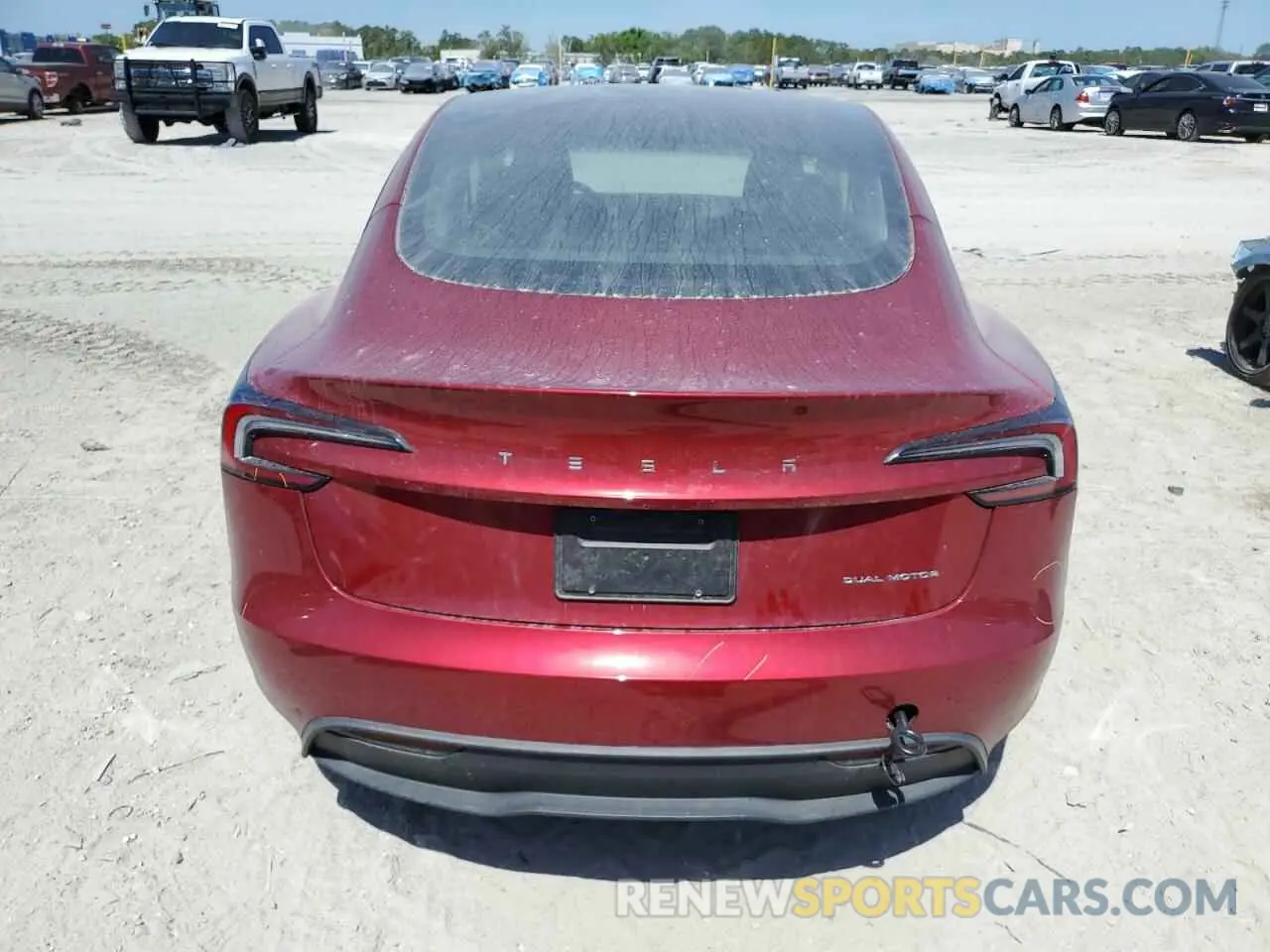 6 fotografías del automóvil dañado 5YJ3E1EB8RF734110 TESLA MODEL 3 2024