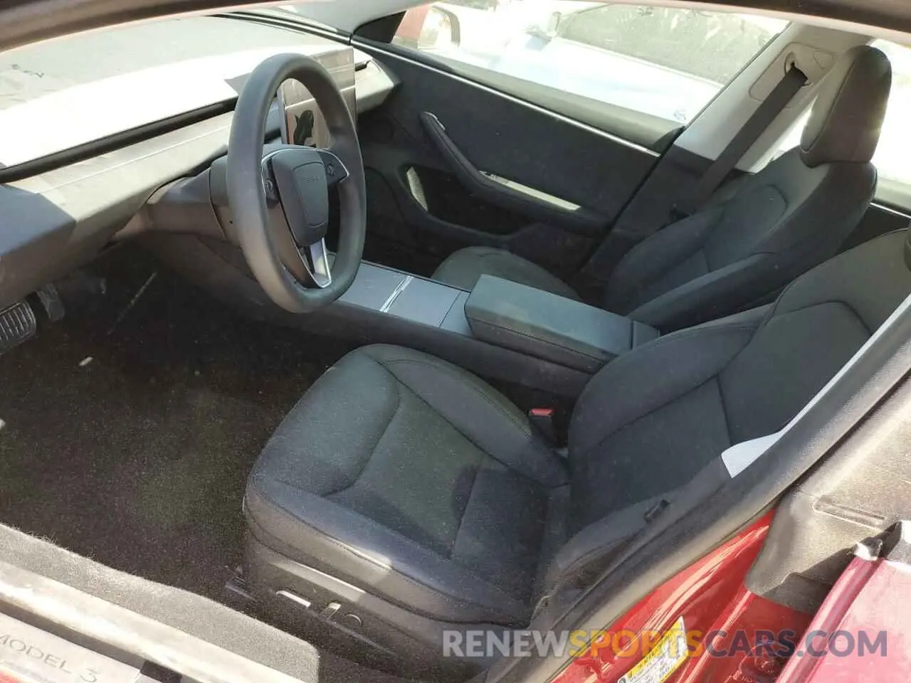 7 fotografías del automóvil dañado 5YJ3E1EB8RF734110 TESLA MODEL 3 2024