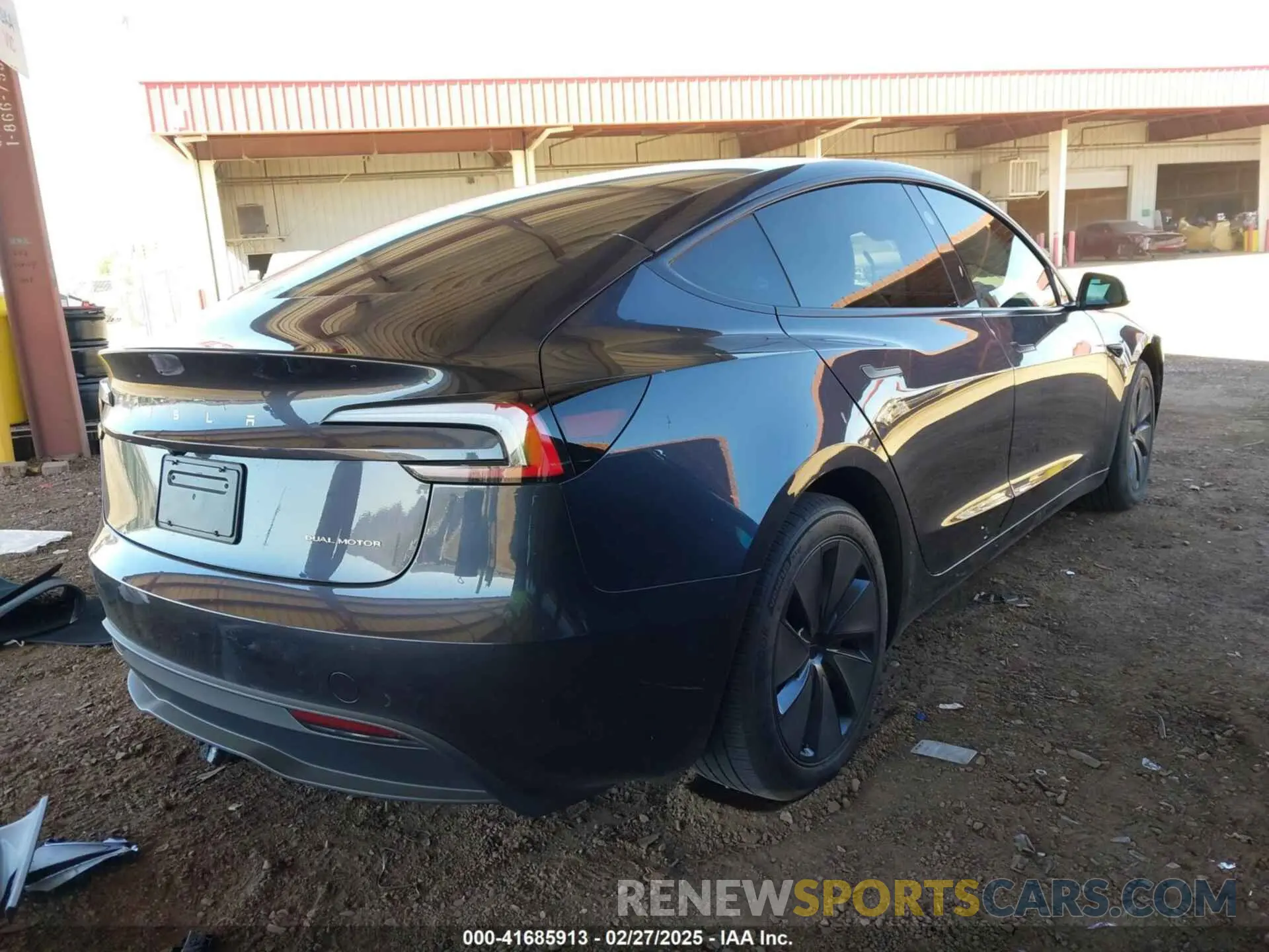 4 fotografías del automóvil dañado 5YJ3E1EB8RF792718 TESLA MODEL 3 2024