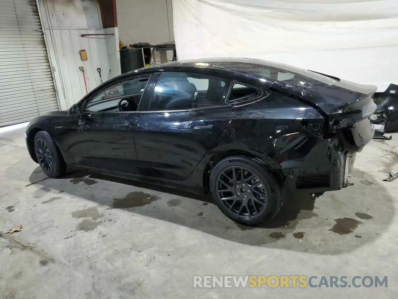 2 fotografías del automóvil dañado 5YJ3E1EB8RF793027 TESLA MODEL 3 2024