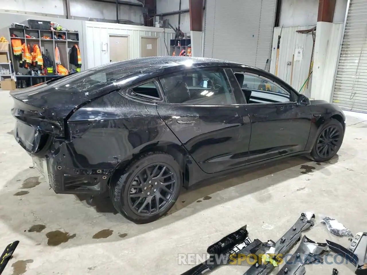 3 fotografías del automóvil dañado 5YJ3E1EB8RF793027 TESLA MODEL 3 2024