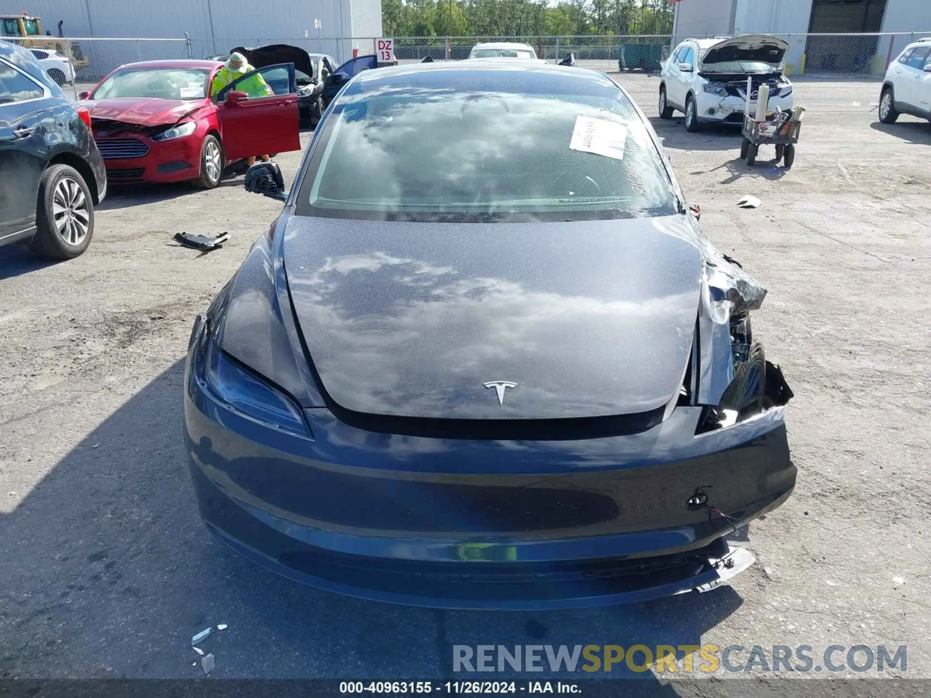 11 fotografías del automóvil dañado 5YJ3E1EB8RF816368 TESLA MODEL 3 2024