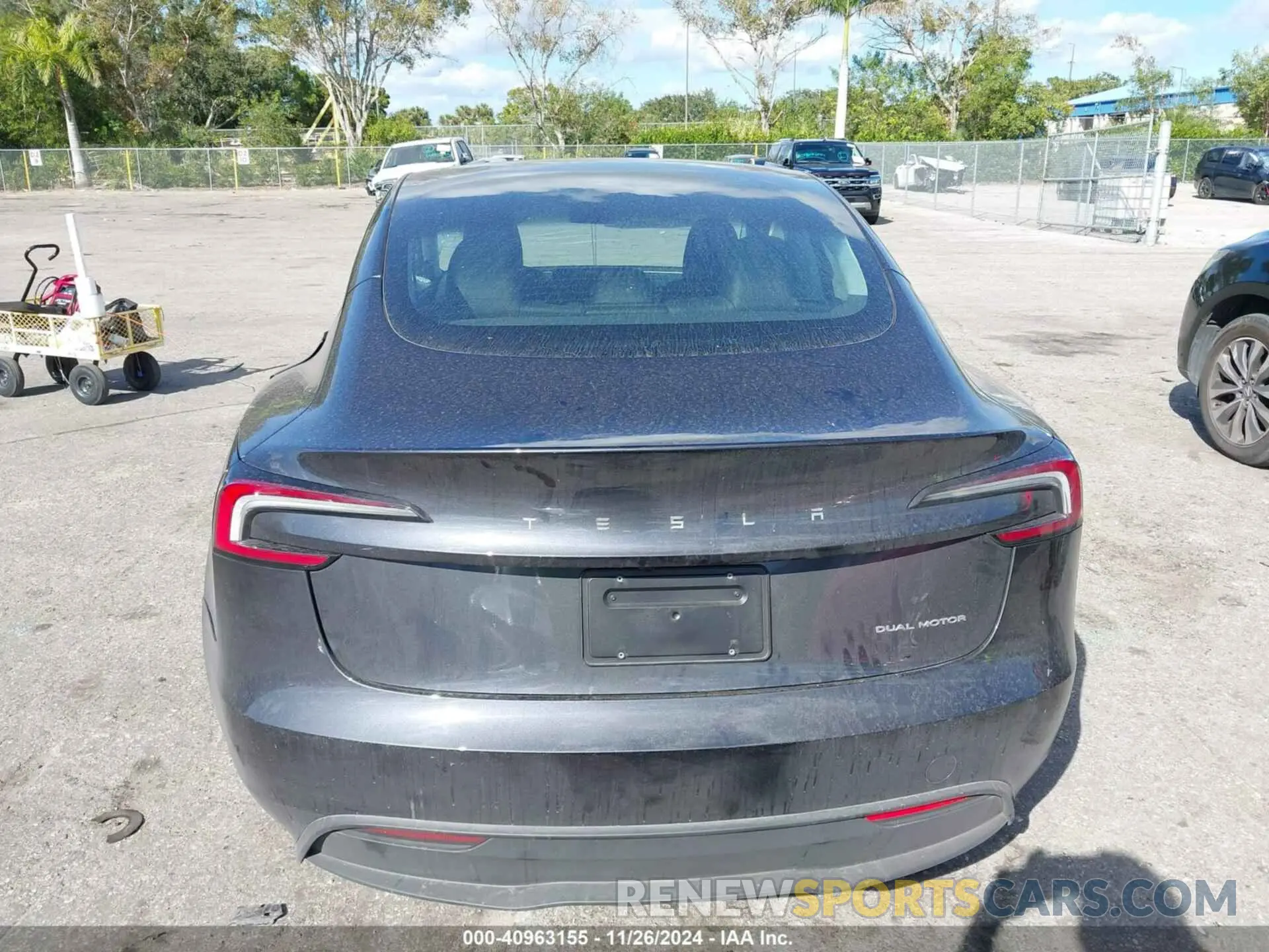 15 fotografías del automóvil dañado 5YJ3E1EB8RF816368 TESLA MODEL 3 2024