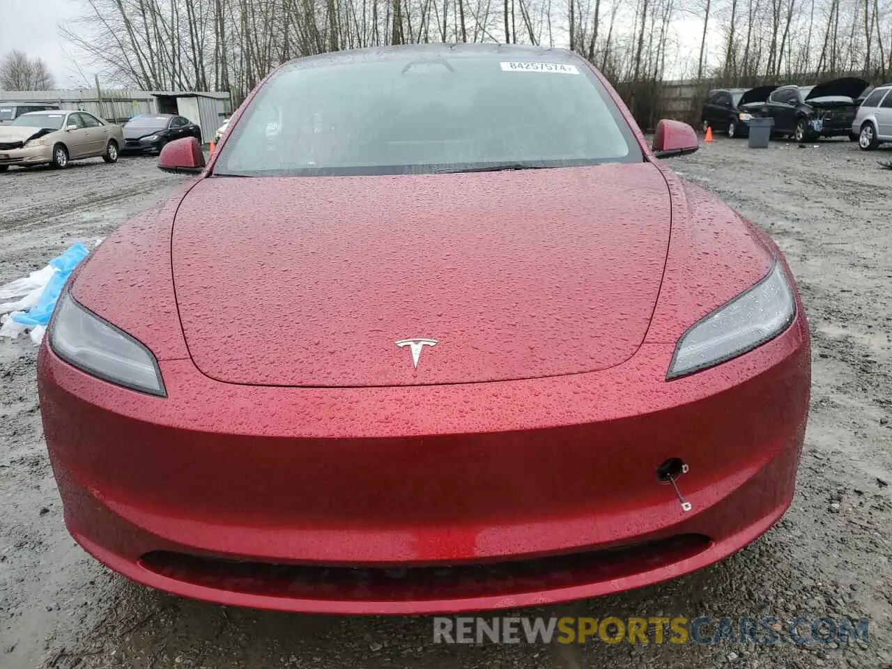 5 fotografías del automóvil dañado 5YJ3E1EB8RF843733 TESLA MODEL 3 2024