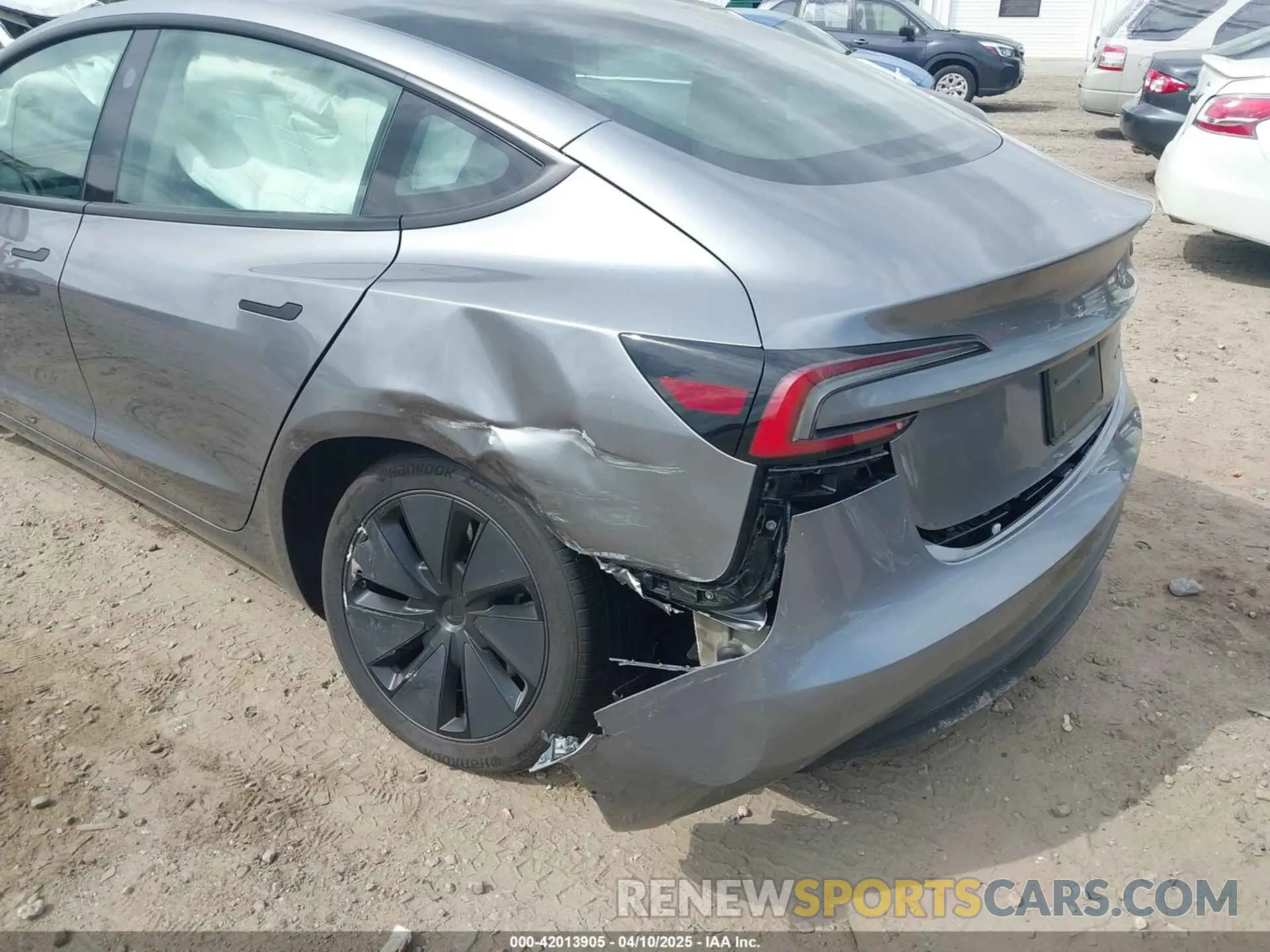 6 fotografías del automóvil dañado 5YJ3E1EB8RF846549 TESLA MODEL 3 2024