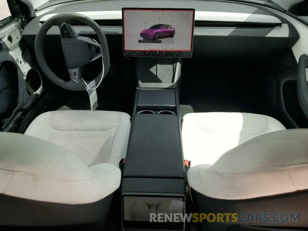 8 fotografías del automóvil dañado 5YJ3E1EB8RF868583 TESLA MODEL 3 2024