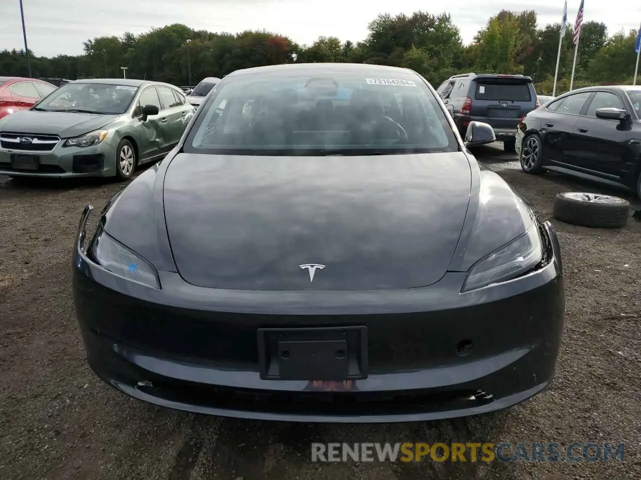 5 fotografías del automóvil dañado 5YJ3E1EB9RF731006 TESLA MODEL 3 2024
