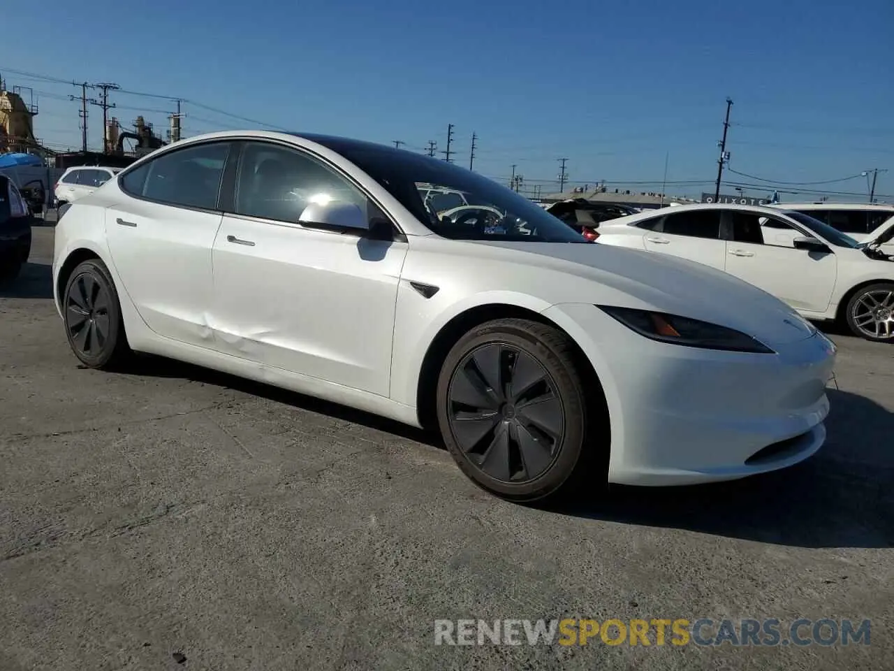 4 fotografías del automóvil dañado 5YJ3E1EB9RF759355 TESLA MODEL 3 2024